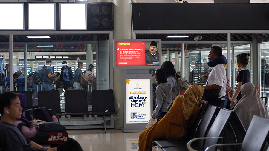 HCM Ads Media at 22 national airports across Indonesia