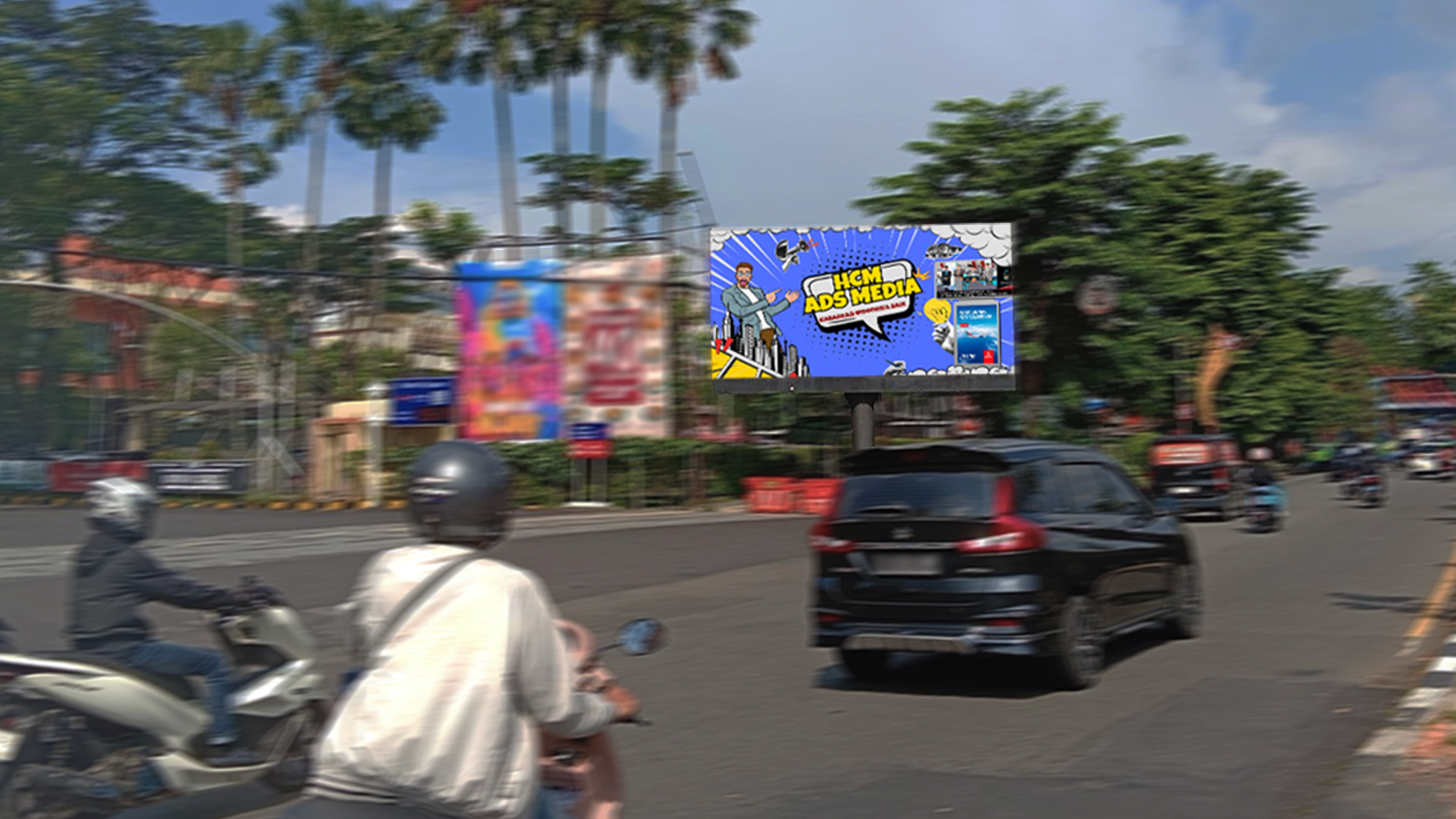 Videotron outdoor digital screen